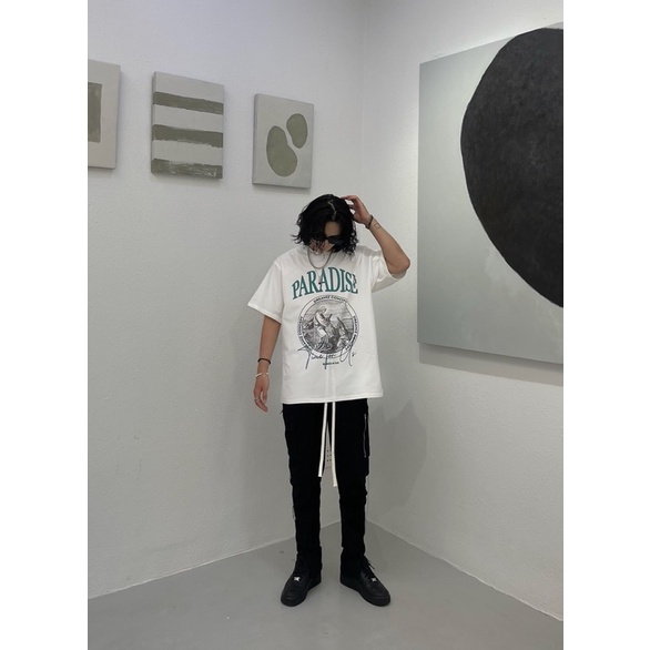 Áo thun Paradise DCSG- Local Brand Chính Hãng /Trắng
