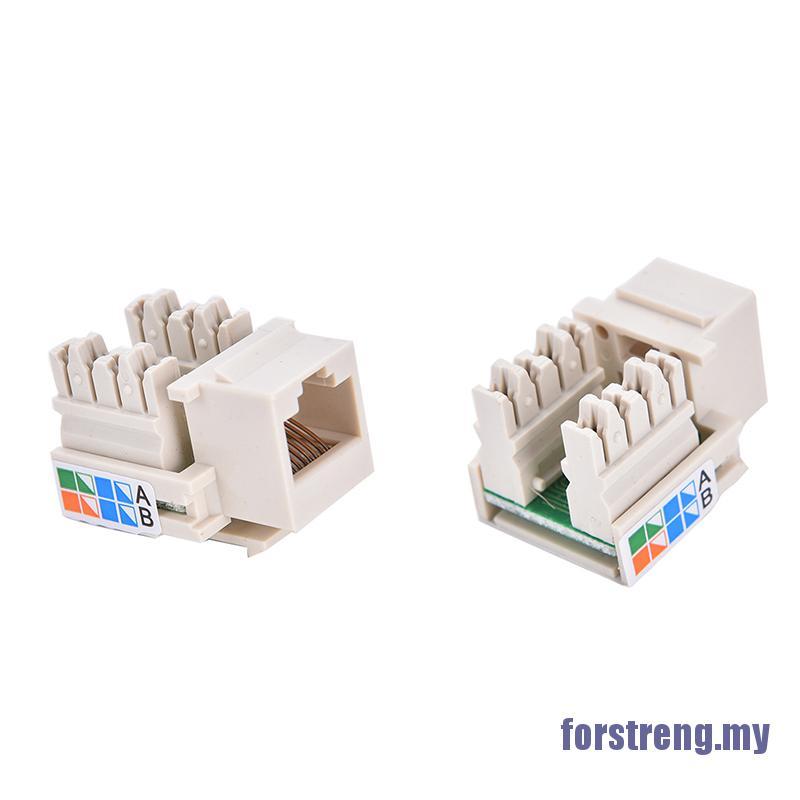 Jack Bấm Mạng Cat5 Rj45 Cat5 Màu Trắng