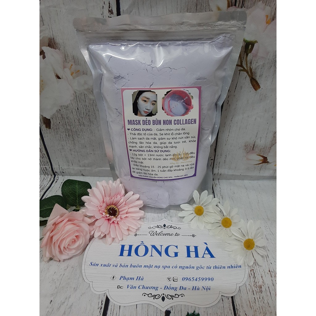 100gr Mặt Nạ Thạch Collagen Bùn Non handmade