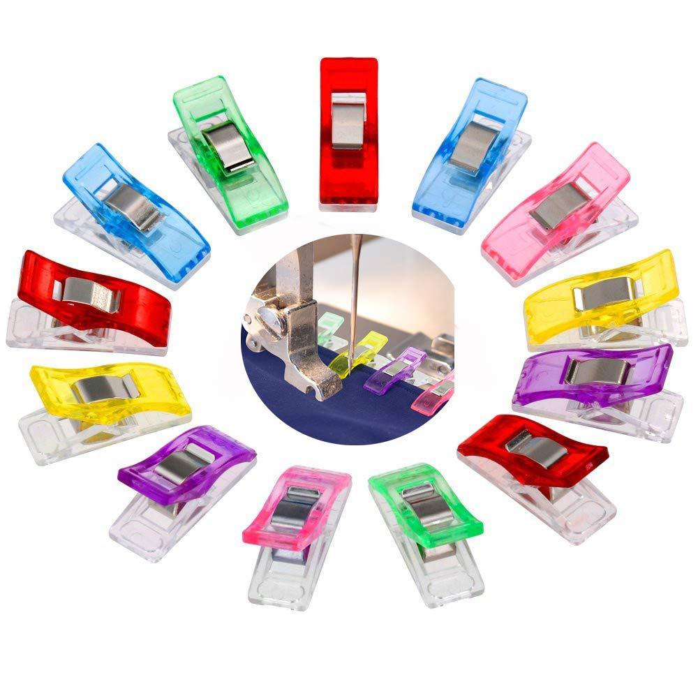 1 Kẹp Giữ Tài Liệu / Snack Bằng Acrylic Trong Suốt Màu Kẹo Dễ Thương