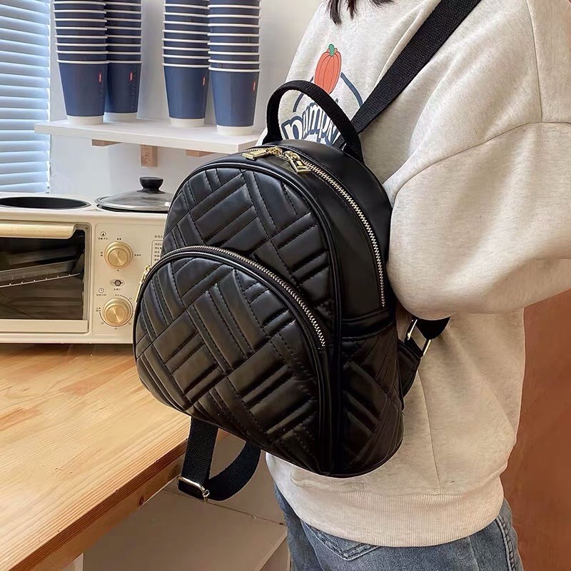 Túi Nội Địa Trung, Quảng Châu - Balo Da Mềm, Size Vừa Tiện Lợi