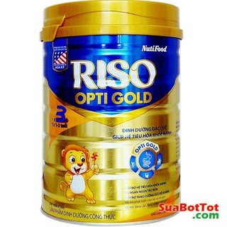 Sữa bột nutifood riso opti gold 3 900g