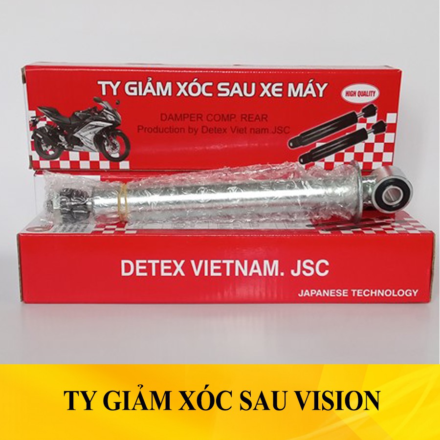 Ty giảm xóc sau xe Vision chính hãng Detex - Ty phuộc sau xe Vision.