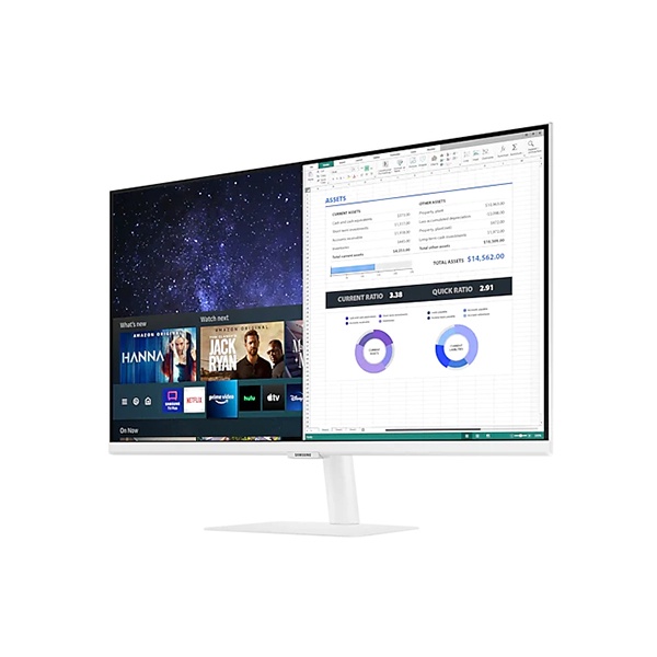 Màn hình thông minh Samsung LS27AM501NEXXV 27.0Inch VA tích hợp loa (màu trắng)