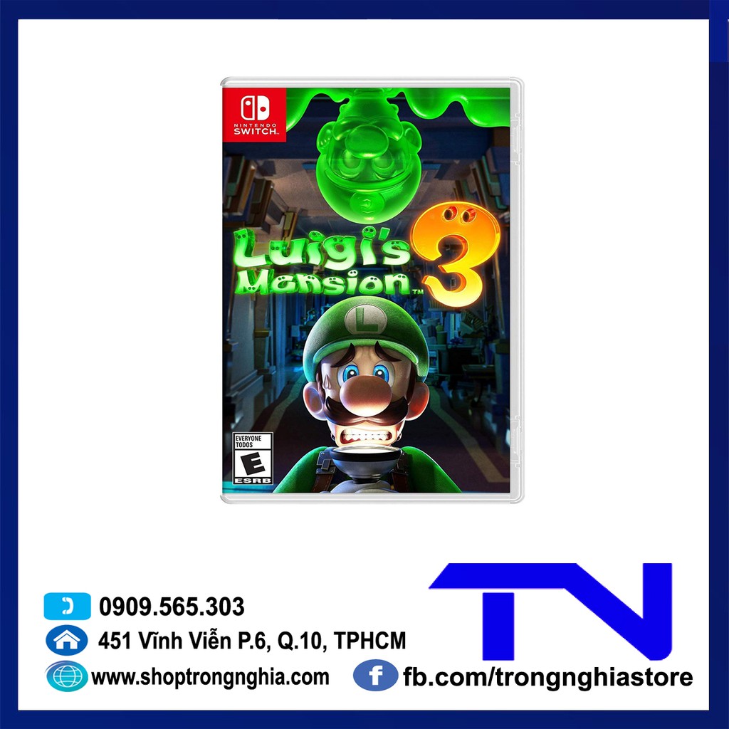 [Mã ELHAMS5 giảm 6% đơn 300K] Đĩa game Nintendo Switch Luigi's Mansion 3