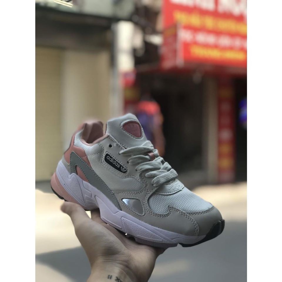 [𝗕𝗮́𝗻 𝗹𝗼̂̃ 𝘃𝗼̂́𝗻] Giày thể thao,Giày sneaker,Giày 𝐅𝐚𝐥𝐜𝐨𝐧 trắng hồng