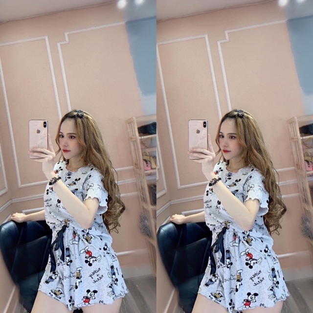 Set bộ quần ống rộng giả váy hình thú chất porip siêu xịn- freesize dưới 55kg- Carotshop