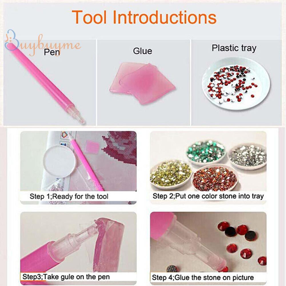 Bộ tranh đính đá 5D tự làm hình chim công | BigBuy360 - bigbuy360.vn