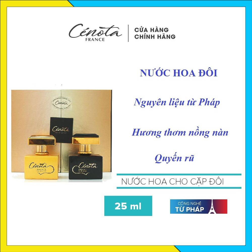 [Chính hãng] Nước hoa Couple Amant & Amante 25ml cao cấp cho các cặp đôi - Mã PGM01