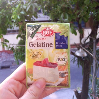 [Set 3 gói] gelatin hữu cơ Ruf 9g