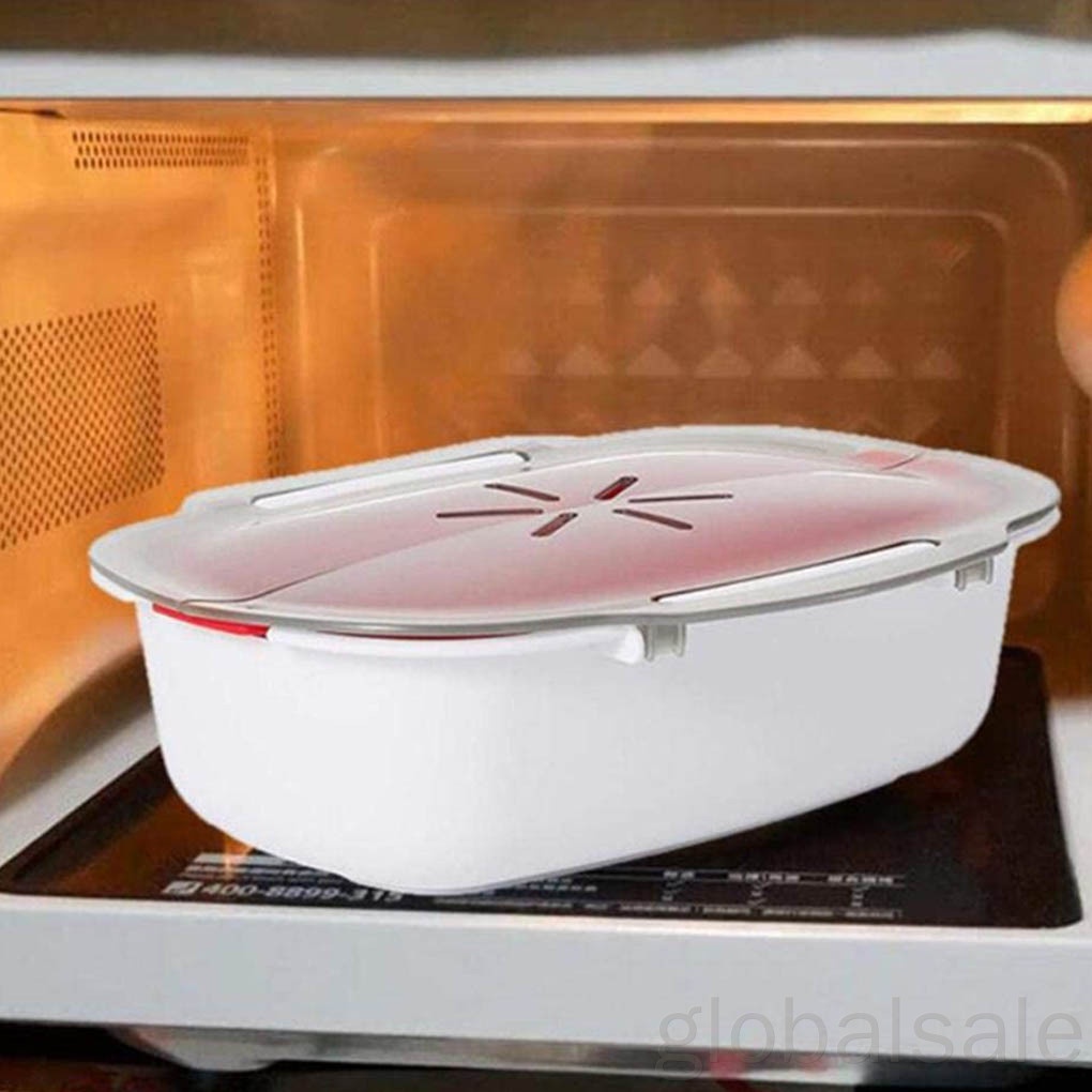 Nồi hấp thức ăn có thể dùng trong lò vi sóng tiện dụng