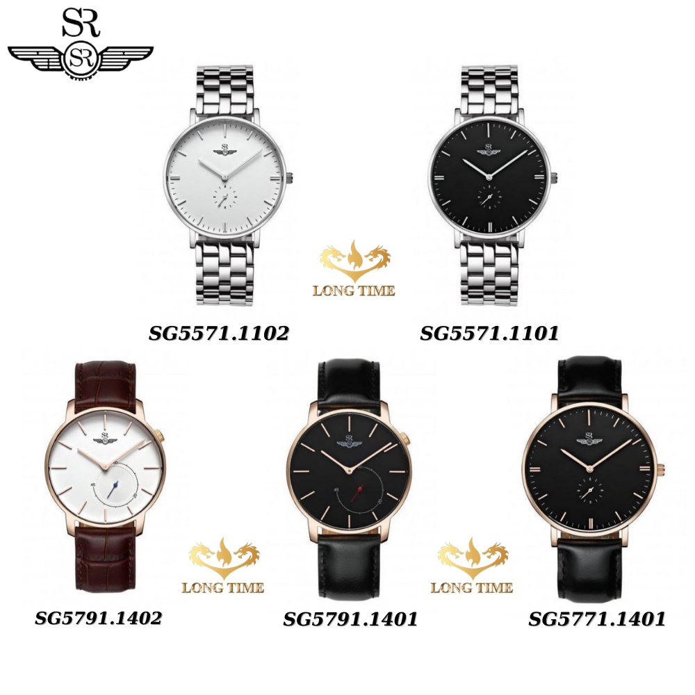 Đồng hồ nam SRWATCH chính hãng SG5791 SG5771 mặt kính Sapphire chống nước chống trầy sang trọng lịch lãm