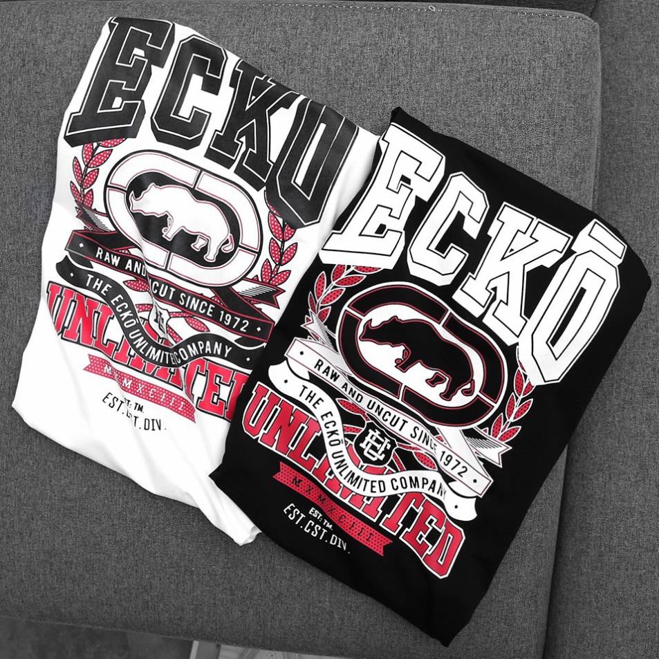 Tshirt - Áo thun nam - Áo thun Ecko in logo 2 màu Trắng Đen ་