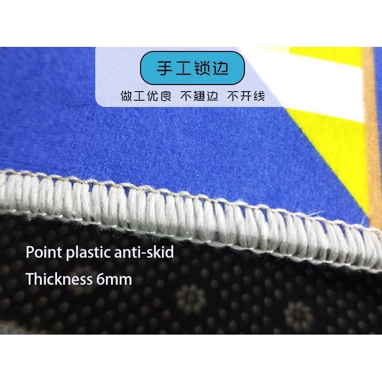 Thảm Chơi Chống Trượt Mềm Mại Họa Tiết Hoạt Hình Nhiều Màu Sắc Dành Cho Trẻ Em