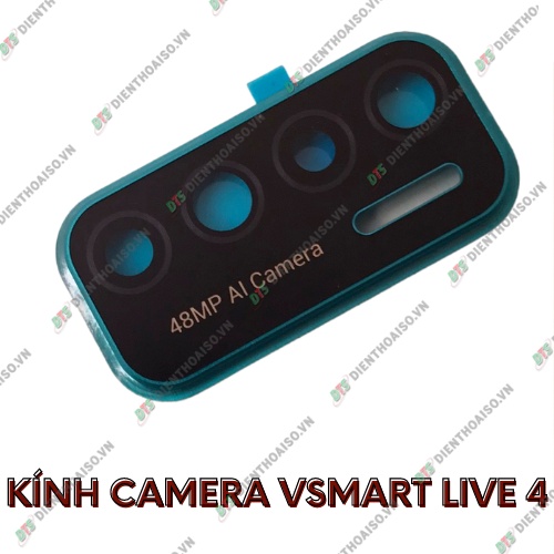 Mặt kính camera vsmart live 4 có sẵn keo