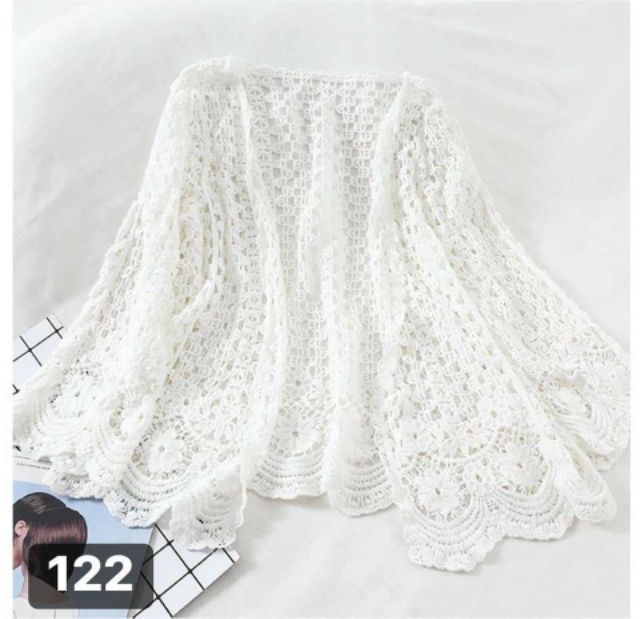 Áo khoác ren lưới đi biển | BigBuy360 - bigbuy360.vn