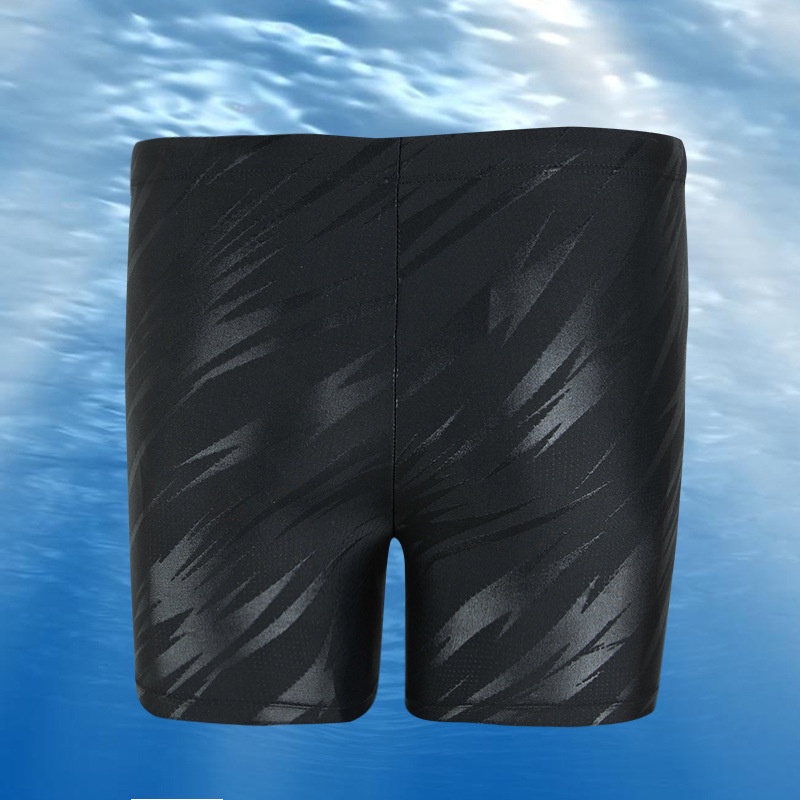 Quần bơi nam boxer 2 lớp chuyên nghiệp chống Clo, vải kháng nước, nhanh khô, thoáng khí, có dây buộc QBD5108