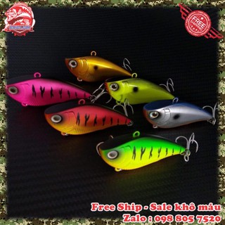 Free Ship - Chinh Hãng - Lỗi 1 đổi 1 - Mồi cá câu lure V65 chính hãng - mồi giả câu lure cá lóc chẽm