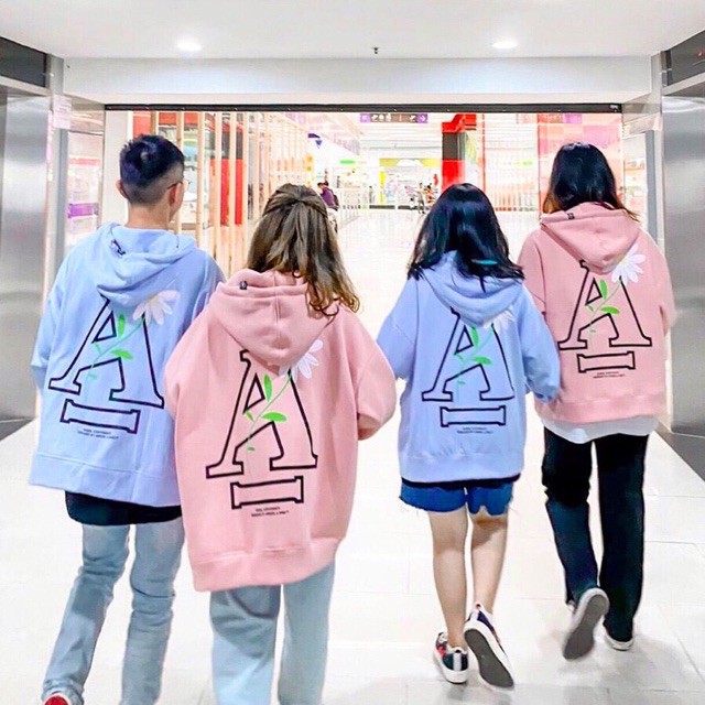 Áo Khoác Hoodie HOA CÚC CHỮ A Form Rộng Tay Dài Unisex - VIETCENTRE | BigBuy360 - bigbuy360.vn