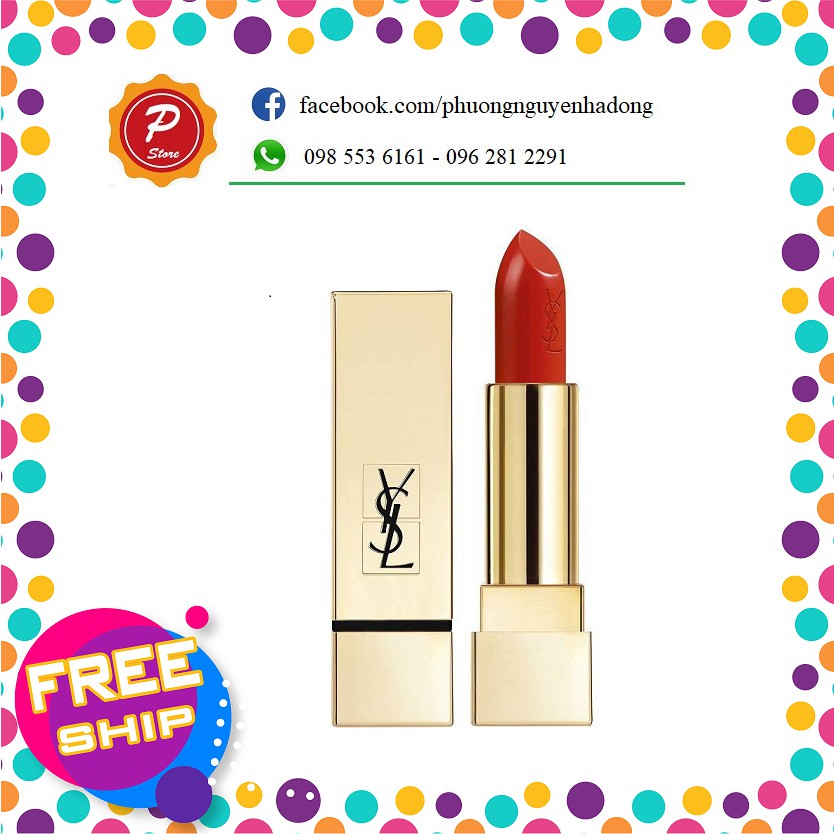 (Có bill)Son YSL 13 đỏ cam