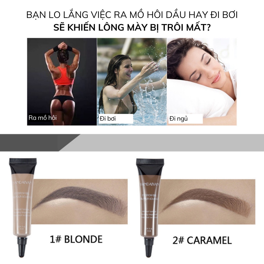Keo Định Lông Mày HANDAIYAN Chống Thấm Nước Không Trôi 10 ml D5