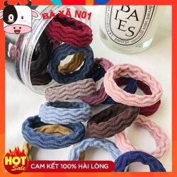 Hộp 20 Dây Chun Buộc Tóc Hàn Quốc