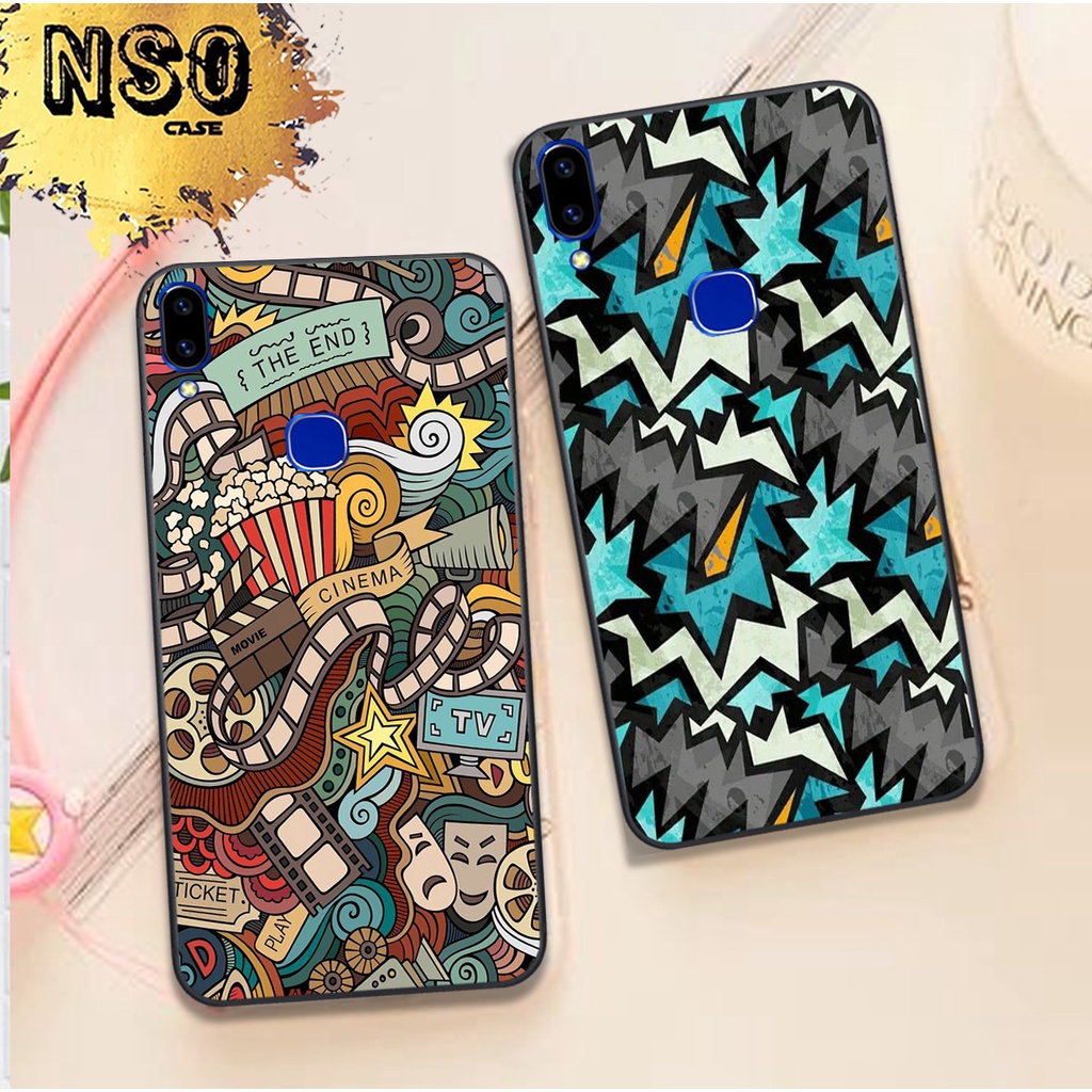 NewỐp Vivo V9 - V9 youth / vivo y85 in hình họa tiết siêu độc lạ chất