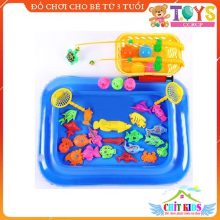 Bộ đồ chơi câu cá nam châm có phao