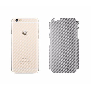 Miếng Dán Mặt Sau Vân Carbon Cho iPhone 5/ 6/ 6S/ 7/ 6 Plus/ 6S Plus/ 7 Plus/ 8 Plus(Trong Suốt) (COMBO 2 - 3 MIẾNG DÁN)