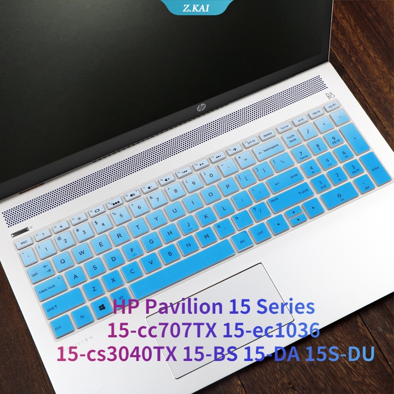 Miếng Dán Bảo Vệ Bàn Phím Laptop 15.6” Cho HP Pavilion 15 Series 15-cc707TX 15-ec1036 15-cs3040TX 15-BS 15-DA 15S #4