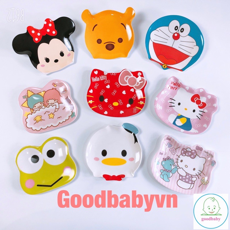 Bát,Đĩa Ăn Dặm Cho Bé Melamine Giả Sứ Cao Cấp Goodbabyvn