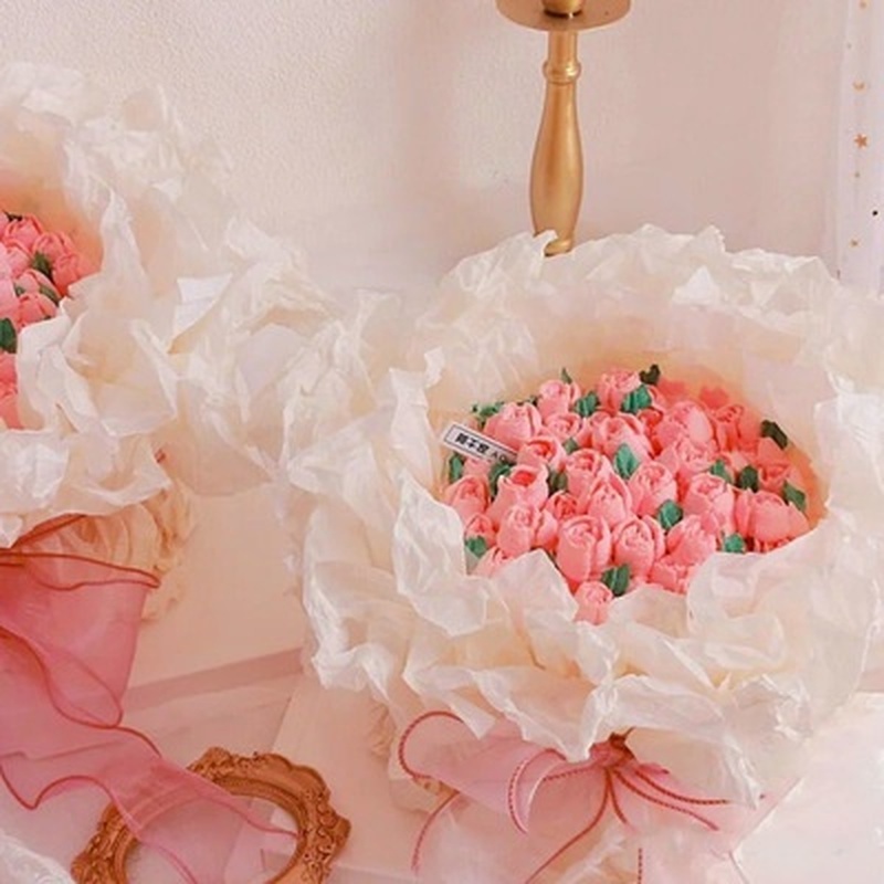 Set 20 Tờ Giấy 50 * 70cm Trang Trí Bánh Kem