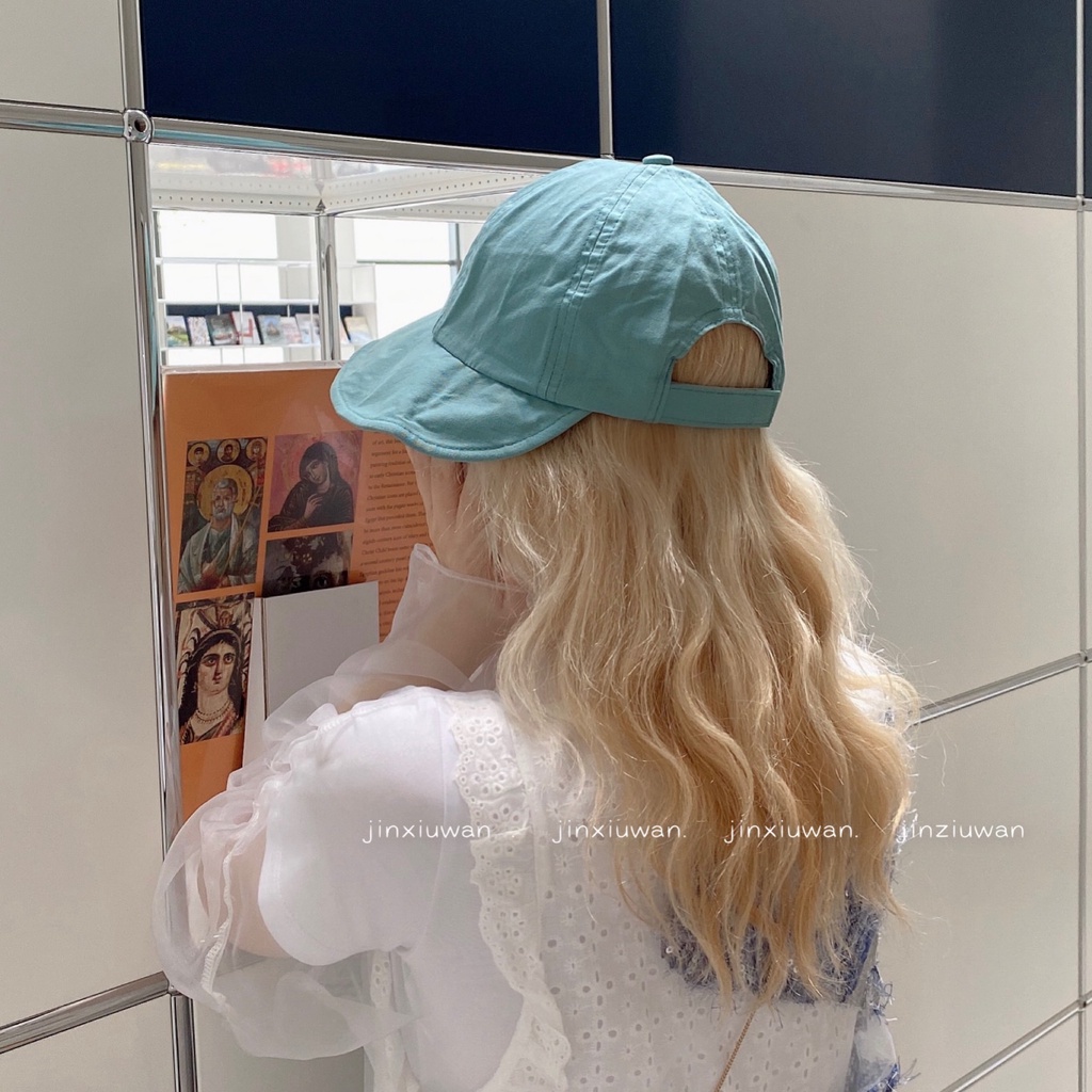 Mũ tai bèo che mặt chống nắng phong cách Nhật Hàn thời trang mùa hè dễ phối đồ dành cho nữ có chỗ để buộc tóc đuôi ngựa