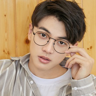 Kính giả cận style hàn quốc gọng kim loại siêu bền cực trend- BẦU ĐEN