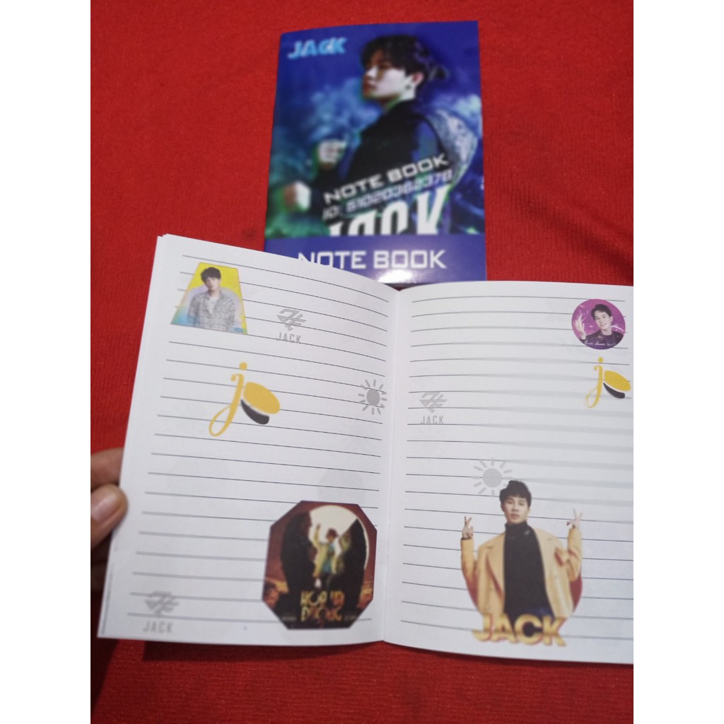 Notebook JACK J97 in hình trong từng trang