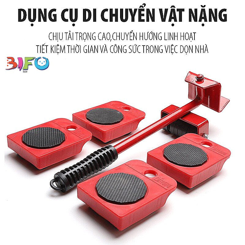 Bộ dụng cụ nâng và hỗ trợ di chuyển đồ đạc thông minh, dụng cụ di chuyển vật nặng, vật cồng kềnh