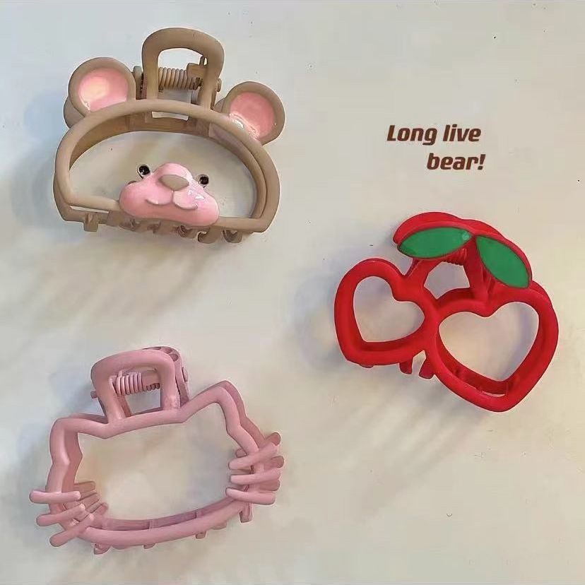 Kẹp tóc XIAODUOJIAJU kiểu dáng dễ thương tùy chọn cho bé gái