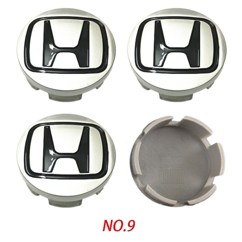 Set 4 Nắp Chụp Mâm Bánh Xe Ô Tô 69mm 58mm Honda Mugen Civic Crv Cr150