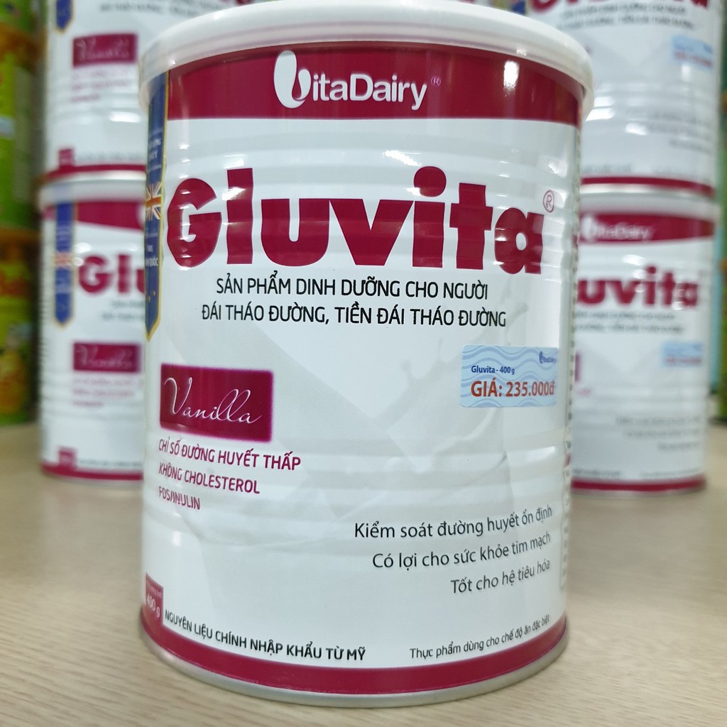 Combo 3 Lon Sữa Gluvita 400g  Date 2024
