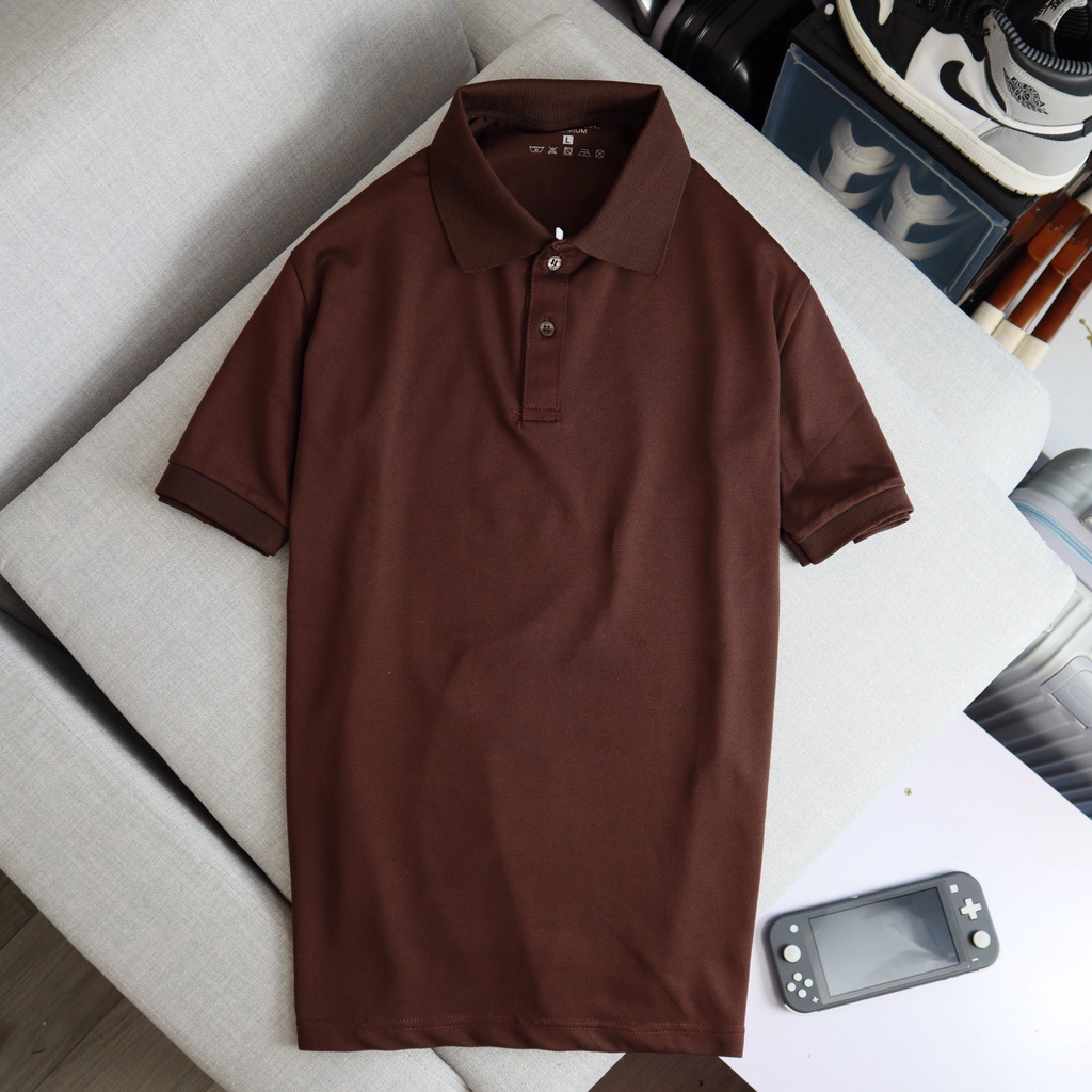 Áo Thun Polo Nam cổ Bẻ Vải Cá Xấu, Cotton Cao Cấp