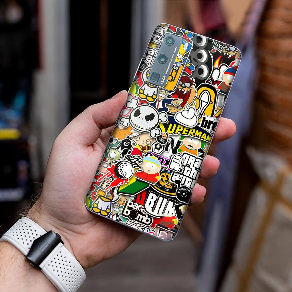 Skin IPhone Hình Sticker 01 | Skin IPhone 5 Lớp Chất Liệu Cao Cấp Chống Xước, Chống Thấm, Chống Bay Màu...