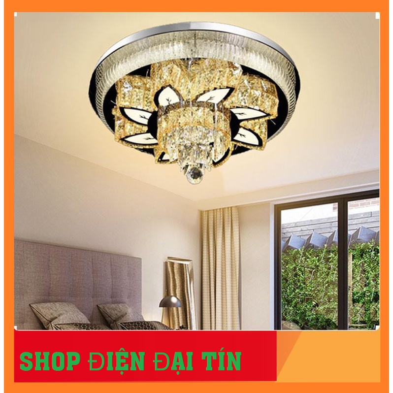 Đèn led ốp trần trang trí phòng khách phòng ngủ có 3 chế độ sáng tặng điều khiển bảo hành 24 tháng - Mã 236/600