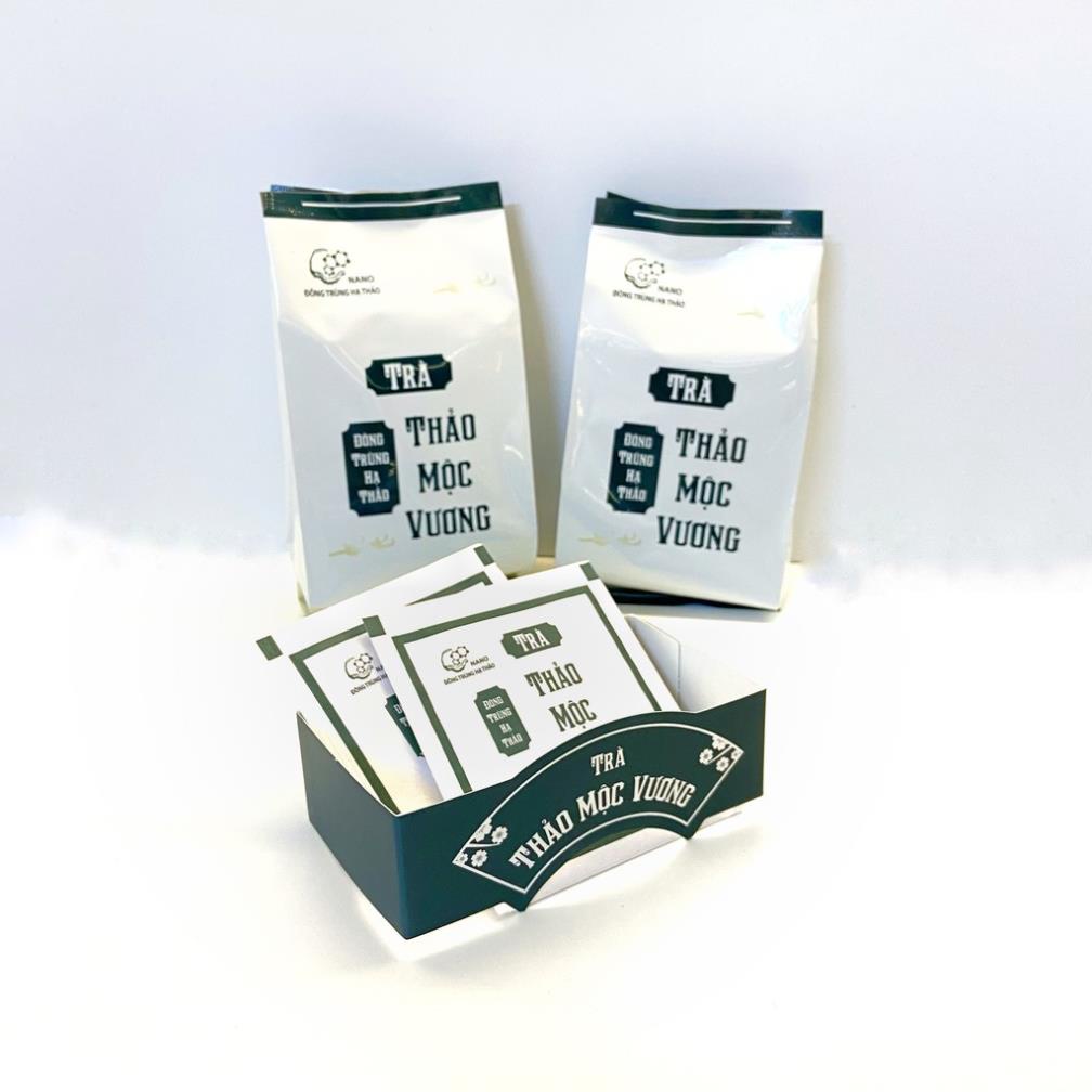 ✅ Gói Trà Túi Lọc Thảo Mộc Vương Mát Gan Thanh Nhiệt Giải Độc - Nano Đông Trùng Hạ Thảo