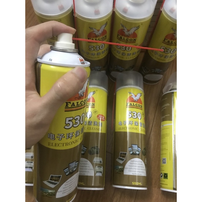 Nước tẩy rửa màn hình, keo kính Falcon 530