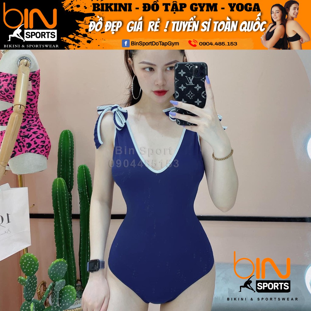 Bikini Nữ Một Mảnh Vai Nơ Freesize BHV012