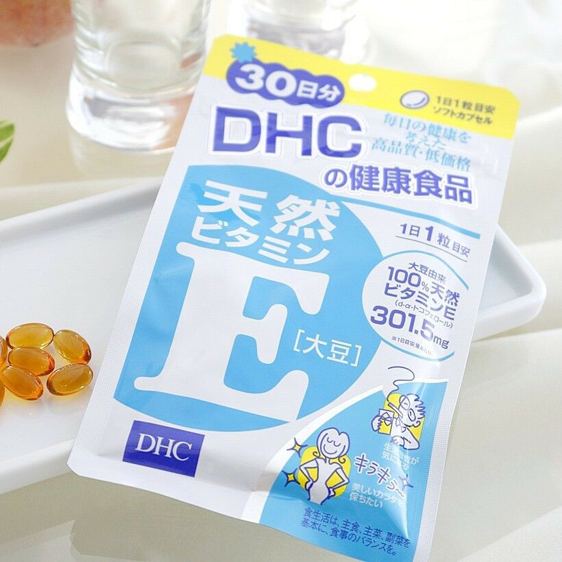 Viên Uống DHC Bổ Sung Vitamin E Natural Vitamin E Soybean