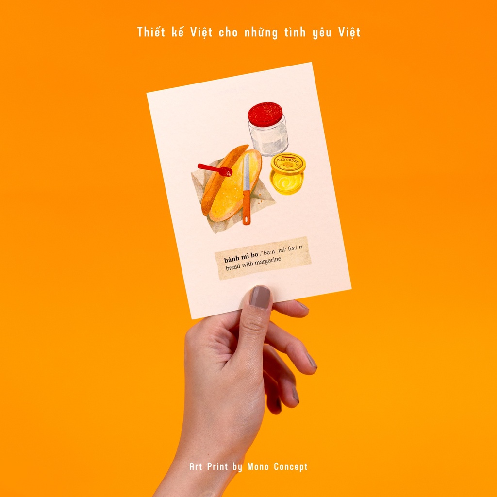 Postcard mẫu món ăn/hình ảnh Việt Nam