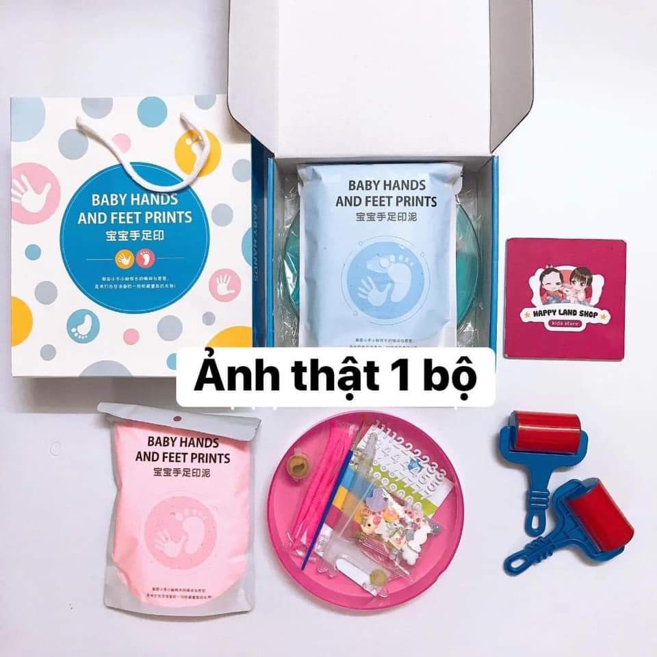 ❣️❣️BỘ IN DẤU VÂN TAY VÂN CHÂN LƯU GIỮ KỈ NIỆM ĐẦU ĐỜI CHO BÉ YÊU