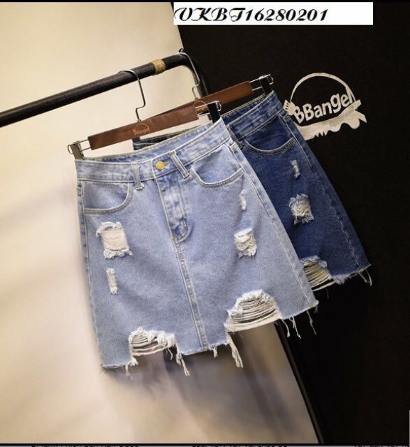 Chân váy jeans cao cấp