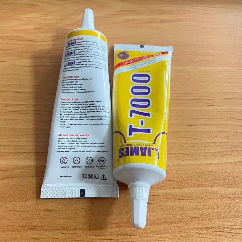 Keo Dán Đa Năng,Keo Đen T7000-50ML Độ Bám Dính Siêu Tốt Dùng Để Dán Màn Hình,Năp Lưng Hay Trang Trí Thủ Công